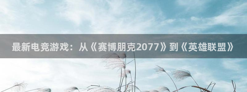 乐鱼电竞app下载