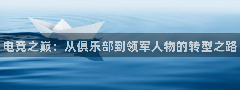 乐鱼电竞下载：电竞之巅：从俱乐部到领军人物的转型之路