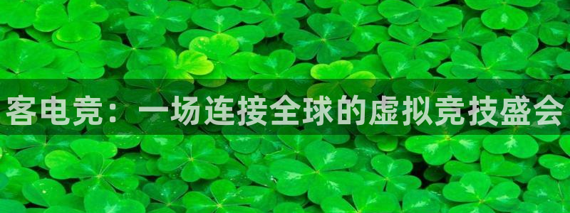 乐鱼电竞官网：客电竞：一场连接全球的虚拟竞技盛会